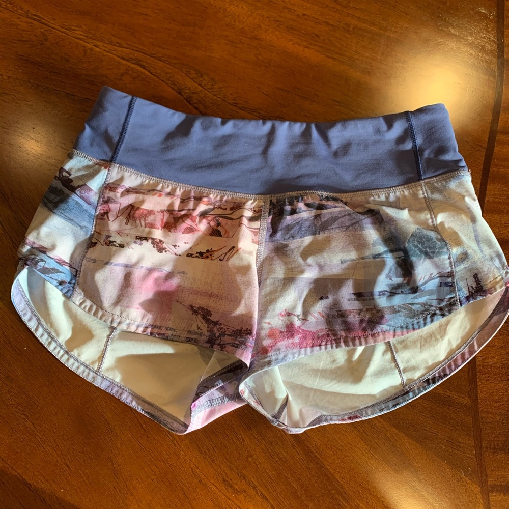 Lululemon speed up shorts size 2 - 2.5 inseam